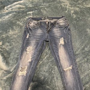 Wallflower ripped skinny jeans